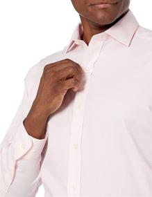 img 2 attached to 👔 Effortlessly Stylish: BUTTONED Classic Spread Collar Non Iron Pocket Men's Shirts