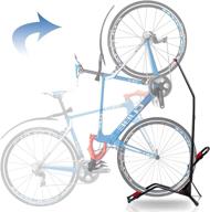 🚴 begona vertical bike rack space-saving stand: freestanding & no-damage wall mount for apartment garage, adjustable upright indoor bike storage for 20''-27'' mountain/kid/road bikes logo