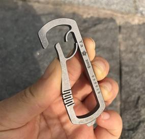 img 3 attached to 🔒 BANG TI Titanium Anti Lost Multitool: The Ultimate Tool for Securing Your Gadgets