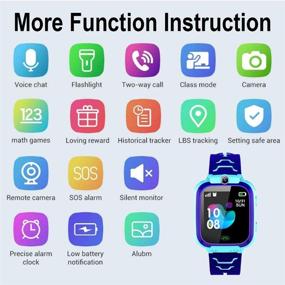 img 1 attached to Kids Waterproof Smart Watch Phone