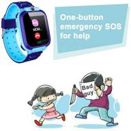 kids waterproof smart watch phone logo