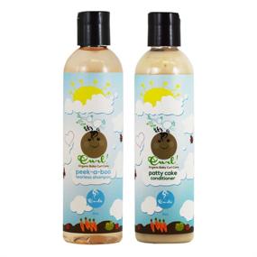 img 1 attached to 🌿 Organic Baby Curl Care Shampoo & Conditioner Set: Curls It's a Curl 8oz Duo