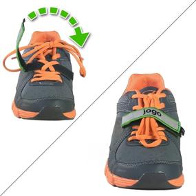 img 1 attached to 👟 Grips Shoelace Locks Holder - Secure Shoelaces for Safety - Reflective Gear Accessories for Men, Women & Kids - Ideal for Sports and Activities Such as Biking, Hiking, and Jogging