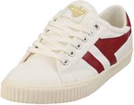 stylish gola women's trainers: off white with dark green athletic shoes for women logo