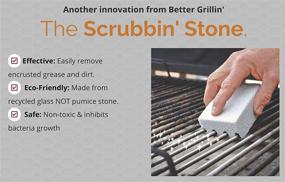 img 1 attached to 🧤 Enhanced Handle Grill Scrubbing Stone - Safeguarding Hands & Nails for Effective Grill Cleaning with Three Scrubbing Stones