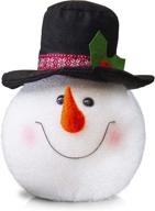 ornativity snowman head tree topper logo