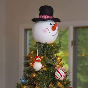 img 3 attached to Ornativity Snowman Head Tree Topper