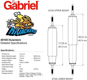 img 1 attached to 🚗 Gabriel 49105 Hijacker: The Ultimate Suspension Upgrade for Enhanced Performance