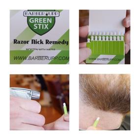 img 1 attached to 🪒 BARBERUPP Styptic Stick Shave Accessories: Green Stix, Bulk 30 Pack - Stop Bleeding from Razor Nicks, Ideal for Men & Women, Sanitary, Great for Barbers or Personal Use