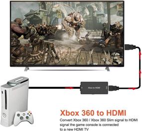 img 1 attached to Enhance Your Gaming Experience with the Xbox 360 to HDMI Converter - HD Link Cable for Xbox 360 and Xbox 360 Slim: Supports 720P and HDMI Connectivity
