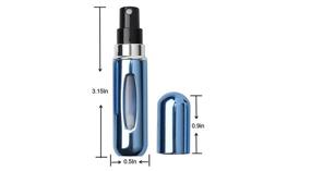 img 3 attached to Refillable Travel Perfume Atomizer for Outgoing Individuals