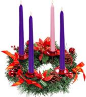 romadedi christmas advent wreath candle logo