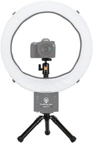 img 3 attached to Enhance Your Workstation with the Diva Ring Light Mini Desk Tripod