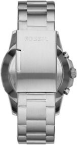 img 1 attached to ⌚ Гибридные смарт-часы Fossil Men's FB-01: нержавеющая сталь, отслеживание активности, уведомления смартфона.