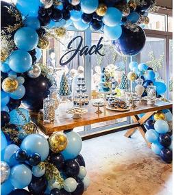 img 2 attached to Pateeha Royal Blue Balloons: Stunning Balloon Garland Arch Kit for Celebrations - 125 Pack, 18 In, 12 In, 5 In - Perfect for Baby Showers, Weddings, Birthdays, & Anniversaries