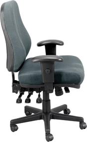 img 1 attached to 🪑 Ultimate Comfort and Durability: Eurotech Seating 24/7 Swivel Charcoal Chair in Dove Charcoal