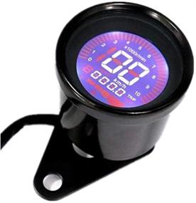 img 4 attached to 🛵 Enhance Your Motorcycle with the 12V Universal Digital Motorbike Speedometer Tachometer Oil Level Meter LCD Gauge Tachometer - Motorcycle Modification Kit