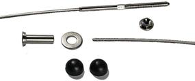 img 4 attached to 🔗 VistaView CableTec - Quick and Simple Stainless Steel Cable Railing Kit for Residential Metal Posts - 1/8 Inch Cable, 20 Feet with Black End Caps