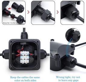 img 1 attached to Waterproof Junction Connectors Electrical 6Mm 10 2Mm