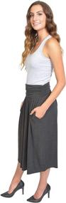 img 2 attached to 👗 Women's Pocket X Large Stretch Comfort Apparel and Skirts