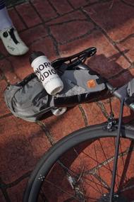 img 1 attached to 🚲 Enhance Stability and Prevent Swinging with WOHO Xtouring Anti Sway Bikepacking Saddle Bag Stabilizer