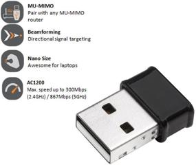 img 3 attached to 🔌 EW-7822ULC: Edimax AC1200 Wi-Fi USB Adapter with Web 2 & MU-MIMO Support for Windows, Mac OS, Linux