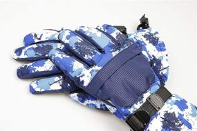 img 3 attached to Warm and Waterproof: Momoon Gloves - Perfect Winter Accessories for Boys to Safeguard Screens in Cold Weather