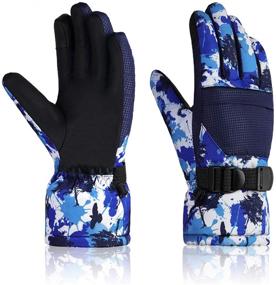 img 4 attached to Warm and Waterproof: Momoon Gloves - Perfect Winter Accessories for Boys to Safeguard Screens in Cold Weather