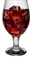 🍷 red co. belluno traditional clear drinkware glasses - set of 4 (13.5 fl oz) for water, juices, liquor, and wine logo