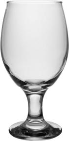 img 2 attached to 🍷 Red Co. Belluno Traditional Clear Drinkware Glasses - Set of 4 (13.5 Fl Oz) for Water, Juices, Liquor, and Wine