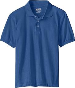 img 1 attached to 👕 Stylish and Authentic Boys' Big Polo Shirt - Explore Multiple Styles!