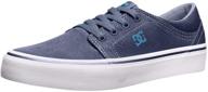 получите детей кататься в стиле с кроссовками dc unisex-child trase skate shoe. логотип