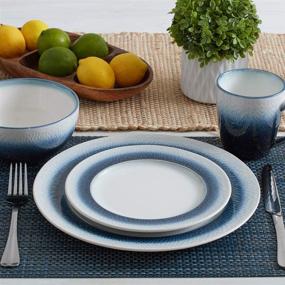 img 2 attached to Elevate Your Dining Experience: Pfaltzgraff Eclipse 16 Piece Stoneware Dinnerware Set