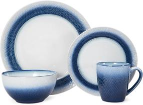 img 4 attached to Elevate Your Dining Experience: Pfaltzgraff Eclipse 16 Piece Stoneware Dinnerware Set