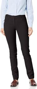 img 4 attached to Junior's Stretch Twill Skinny Uniform Pants by IZOD