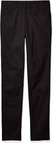 img 2 attached to Junior's Stretch Twill Skinny Uniform Pants by IZOD