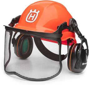 img 4 attached to Husqvarna 592752601 Forest Head Protection Helmet for Optimal Safety in Orange