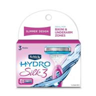 💆 enhance your shaving experience with schick hydro silk 3 razor blades refills for women - 4 count logo