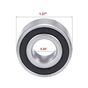img 1 attached to Lheng 5202-2RS Double Row Angular Contact Ball Bearing 15X35X15