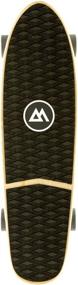 img 3 attached to 🛹 Magneto Barefoot Mini Cruiser Skateboard: Short Board with Grip Tape & Maple Deck - Ideal for Kids, Teens, and Adults (Barefoot Fun!)