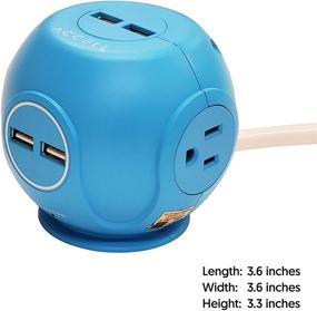img 3 attached to Accell Power Cutie Protector USB Power Strips & Surge Protectors
