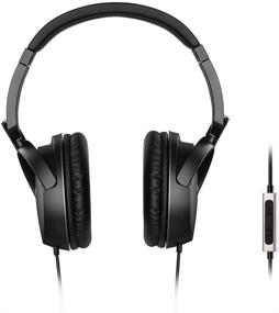 img 2 attached to 🎧 Edifier P841 Noise Isolating Over-Ear Headphones with Microphone and Volume Controls - Comfortable & Stylish Black Design