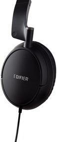 img 1 attached to 🎧 Edifier P841 Noise Isolating Over-Ear Headphones with Microphone and Volume Controls - Comfortable & Stylish Black Design
