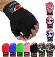 🥊 besmart mexican style boxing hand wraps - 180&#34; 137&#34; 99&#34; elastic hand wrist support for muay thai kickboxing gym workout mma men and women - 1 pair logo