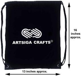 img 1 attached to 🧶 Patons Knitting Yarn Canadiana Solids White 6-Skein Factory Pack + Artsiga Crafts Project Bag