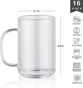 img 3 attached to Sleek and Stylish Enindel Glass Coffee Maker for a Modern Brew Experience