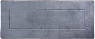 fabbrica home ultra-soft extra-thick non-slip memory foam long bath runner mat (2 ft x 5 ft логотип