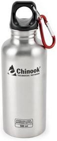 img 1 attached to 16-Ounce Wide Mouth Stainless Steel Bottle - Chinook Natural Cascade