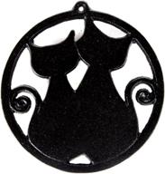 home x cast trivet round silhouettes logo