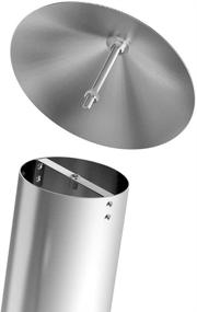 img 1 attached to 🔥 High-Quality Stainless Steel Chimney Cap Kit for Pellet Grills & Smokers - Compatible with Camp Chef, Pit Boss, Traeger, and More